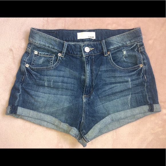 GARAGE HIGH WAISTED SHORTS
